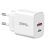 30W USB C Ladegerät,Cshare USB C Netzteil PD 3.0 Schnellladegerät für...