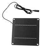 Solarmodul, 24 W, 12 V, -Solarpanel, wasserdicht mit 5521 DC-Anschluss für...