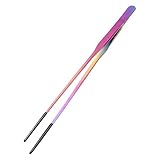 Nhujevkom Fütterpinzette,Gerade und Gebogene Pinzetten - rutschfeste...