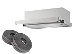 Yuna ALVA FS60B Dunstabzugshaube inklusive Kohlefilter | Flachschirmhaube |...