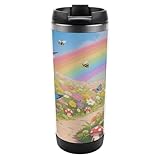 Reisebecher, Motiv: Meer, Regenbogen, Blume, Meer, Kaffeebecher,...