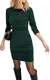 YUTILA Strickkleid Damen Pulloverkleid Elegante Winterkleider Pulli...