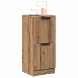 UTSRABFA Sideboard Artisan-Eiche 30x30x70 cm Holzwerkstoff Kitchen Cabinet...