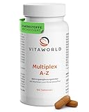 Multivitamin A-Z – Multivitamin Tabletten hochdosiert mit 24 Vitaminen &...