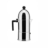 Alessi 'LA CUPOLA' Espressomaschine 3. Tassen aus Gußaluminium, Griff und...