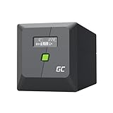 Greencell UPS 1000VA 600W PowerProof mit LCD-Display – Modifizierte...