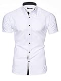 Kayhan Herren Kurzarm Hemd Florida White XL