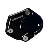 BUBEFSKD Scootor Für Z400 Ninja400 Parkplatz Kickstand Pad Platte Basis...