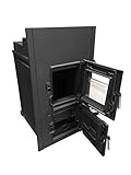 Kachelofeneinsatz LEDA Rubin K16 (6 kW (Stutzen 145mm))
