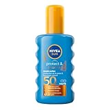 NIVEA SUN Protect & Bronze Lotion Spray für natürliche Bräune mit SPF...