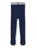 Petit Bateau Baby Mädchen Strumpfhose, Blau Medieval, 19-22