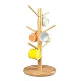 ADERTOS Tassenständer Becherhalter Holz Tassenhalter Tassenbaum...