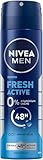 NIVEA MEN Fresh Active Deospray, Deodorant mit einzigartiger INFINIFRESH...