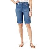 Gloria Vanderbilt Damen Amanda Bermuda High Rise Short Standard Bermudas,...