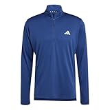 adidas Herren Train Essentials Training 1/4-Zip Long Sleeve Tee Sweatshirt,...