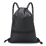 JUCHRZEY Rucksack mit Kordelzug, Sport-Fitness-Rucksack, wasserdicht,...