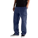 Jogginghose für Herren, weite Cordhose, lockerer Schnitt, Kordelzug,...