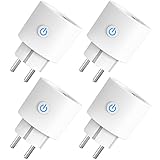 ANTELA WLAN Smart Steckdose mit Strommessung, Smart Home Steckdose...