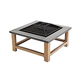 WFchenj222-6 Grilltisch Außengrilltisch Grillofen Holzkohleofen...