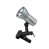 BRILONER - Schreibtischlampe mit Kabelschalter, schwenkbar, E14 Fassung,...