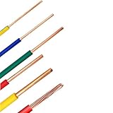 Flexible Kupferlitze, 1 Meter ummanteltes Einzeladerkabel, 18 AWG bis 7...