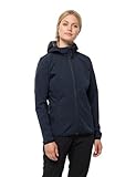 Jack Wolfskin Damen Bornberg Hoody W Softshelljacke, Night Blue, XL EU