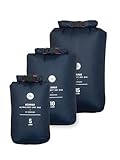 NORDKAMM Dry-Bag, Dry Bag, Set Blau, Ultra-Light