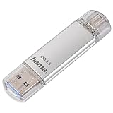 Hama 128GB USB-Speicherstick mit USB 3.0&USB 3.1-Type-C (2-in-1 USB-Stick,...