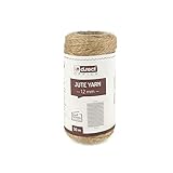 D.RECT 50m Jute-Schnur Natur Braun Jute-Kordel | Packschnur Geschenk-Band...