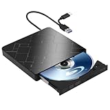 Bluray Laufwerk Extern, USB3.0 Typ-C Externe Blu-ray Laufwerke, Externes...
