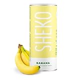 SHEKO Banane Mahlzeitersatz Shake - 25 cremige Bananenmilch Shakes pro Dose...