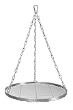 TR-FLAMES 50cm Edelstahl Grillrost mit Kette Ø4, Schwenkgrill, Grillrost...