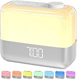 MeesMeek Sonnenaufgangswecker für Schlafzimmer: Wecklicht, RGB Nachtlicht,...