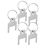 Angoily Papierhandtuchhalterschlüssel Edelstahl 5 Stück 770301 mit...