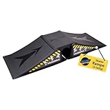 HUDORA Skaterrampe I 3-/5-teiliges Skateboard Rampenset für Hof & Garten I...