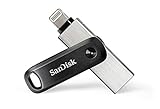 SanDisk iXpand Go Flash-Laufwerk iPhone Speicher 128 GB (iPad kompatibel,...