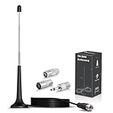 Bingfu FM UKW Radio Antenne für stereoanlage DAB Teleskopantenne mit...