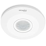 Oktaplex Ina Bewegungsmelder Innen 360 Grad 8m Reichweite LED geeignet...