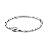 PANDORA Schlangen-Gliederarmband mit Zylinder-Verschluss in Sterling-Silber...