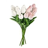 KVBUCC 16 Stücke Künstliche Tulpen Künstliche Tulpen Blumenstrauß...