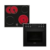 Siemens EQ110KAVB Einbau-Herd-Set 60 cm, bestehend aus Ofen HE013FBB1...
