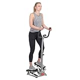 Sunny Health & Fitness Smart Twist Stair Stepper mit Lenker, Mini Stepper...