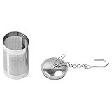 Teefilter für losen Tee – Teesieb aus Edelstahl mit Kettenhaken |...