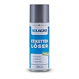 SOLAERO Etikettenentferner (200ml) - Klebstoffentferner extra stark –...