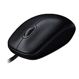Logitech M100 Kabelgebundene USB-Maus, 3 Tasten, 1000 DPI Optical Tracking,...