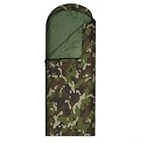 Four Seasons Camouflage-Schlafsack mit atmungsaktiver Polyester-Hülle,...