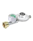 CFH Gasdruckregler mit Manometer DRF 428 – Druckminderer für 5 kg und...