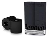 Schwarzes Toilettenpapier - 3-lagig - Renova Black Label - Toilettenpapier...