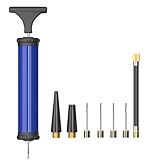 SZSHIMAO Ballpumpe Luftpumpe Handpumpe mit 4 Ball Nadeln 2 Düse und 1...