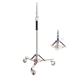 NEEWER 10 Fuß Lichtstativ Robustes luftgepolstertes Light Stand mit...